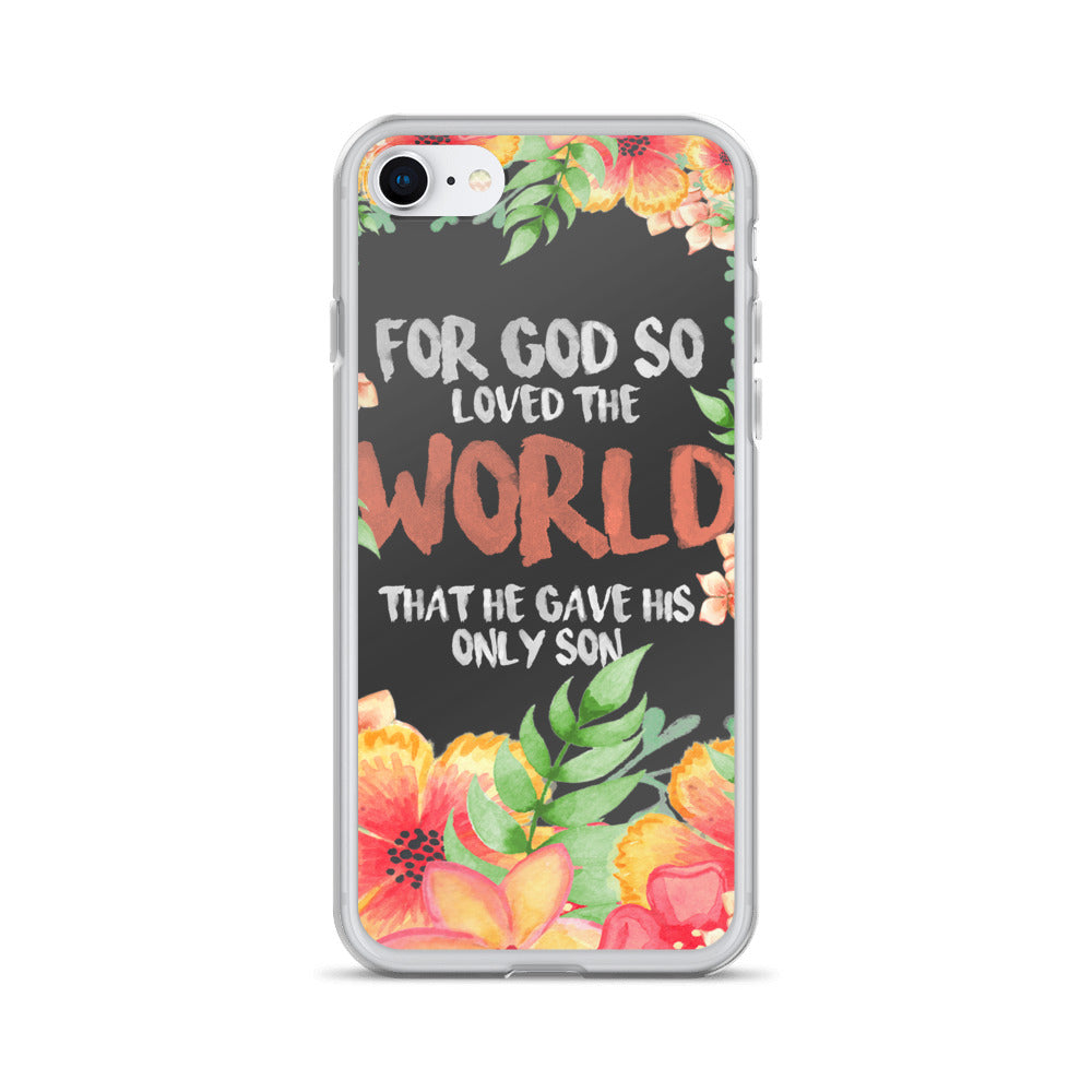 God So Loved The World iPhone Case