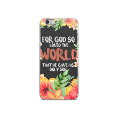 God So Loved The World iPhone Case