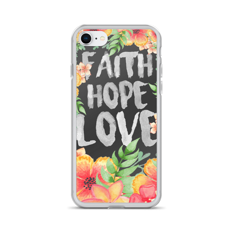 Faith Hope Love iPhone Case