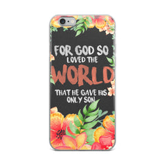 God So Loved The World iPhone Case