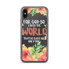 God So Loved The World iPhone Case